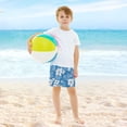 thumbnail image 6 of joogoo Tropical Flower-d1 Boys Swim Trunks Beach Swimsuit Shorts Boxer 4T, 6 of 8