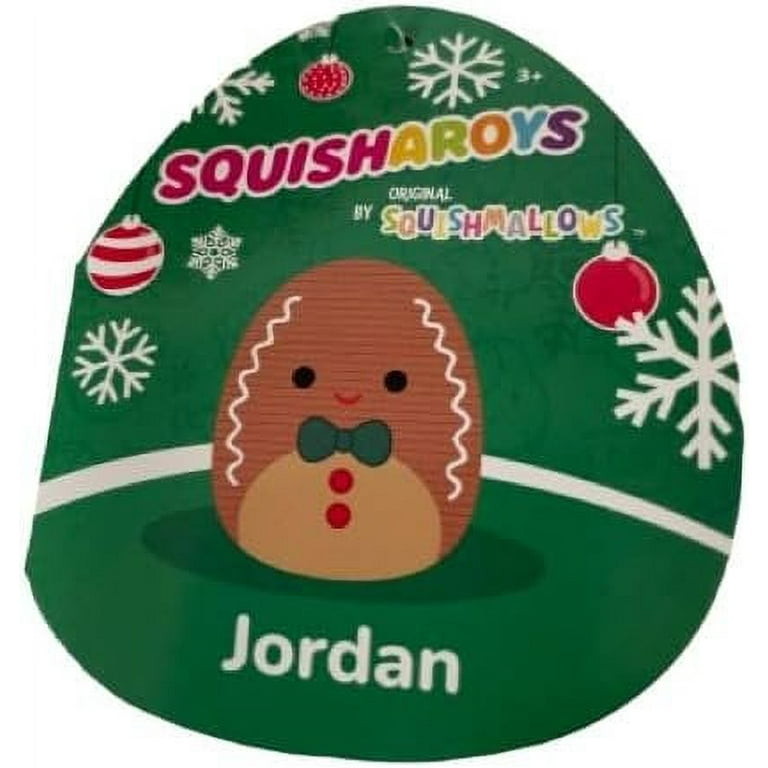 Squishmallow 5 Inch Jordan the Gingerbread Squisharoys Christmas Plush Toy