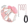 thumbnail image 3 of Dog Harness Small Sized and Leash Set, Soft Light, Breathable Padding & Anti-Escape Design, Adjustable Dogs Training & Walking, Pink, M, 3 of 6