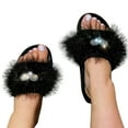 thumbnail image 4 of ZTTD Women Love Rhinestone Slippers Sole Colored Shiny Rhinestones Women Sandals And Slippers Women's Slipper A, 4 of 9