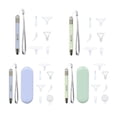 thumbnail image 4 of Cuadros Decorativos Recarga USB 5D Diamante Pintura Bordado Punto Taladro Pen Set (Púrpura A), 4 of 8