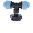 thumbnail image 1 of IBC Tank Drain Adapter, Non-Toxic Eco-Friendly Water Tank Fitting for Pipe Hose Connector, Compatible with UK and EU Standard IBC Containers, High Quality Plastic Material, Easy, 1 of 3