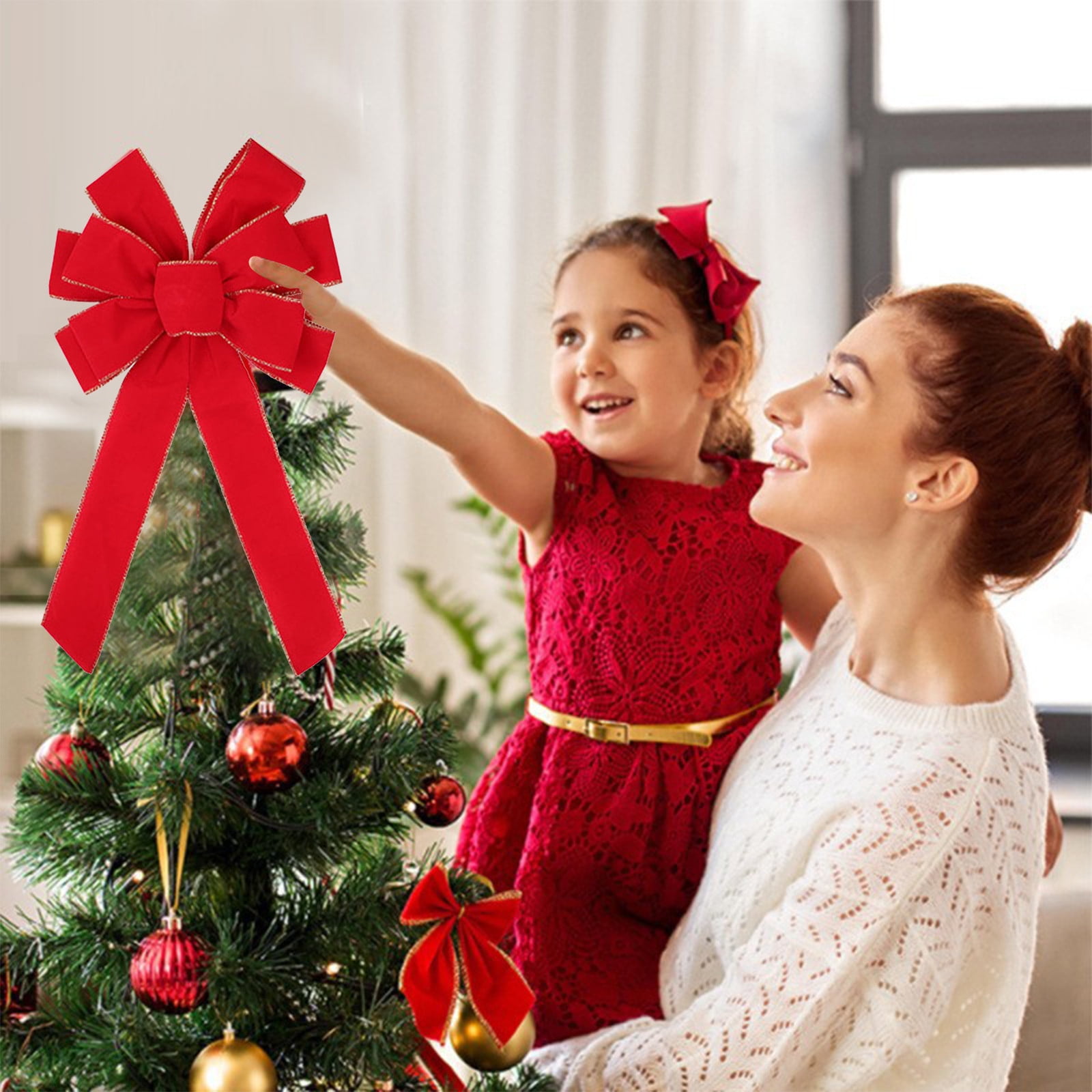 Bekecidi 4 Décorations De Fête De Noël : Décorations De Sapin De Noël à Suspendre, Décorations De Noël En Peluche Rose, Décoration à Suspendre Pour Cheminée, Y Compris Petite Fille, Père Noël