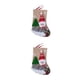 thumbnail image 1 of Bewildely Sola Navidad calcetín chimenea colgante dibujos animados fiesta moda regalo bolsa vacaciones atmósferas ornamento Decoración Muñeco de nieve 2Conjunto, 1 of 6