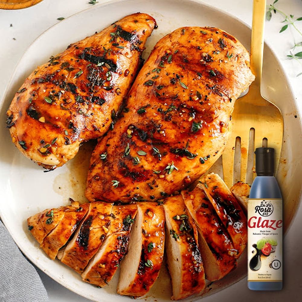 De La Rosa 613 Balsamic Glaze, Vegan, Kosher, 8.45 Oz (Pack of 2)