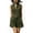 *Army Green, variant on Women's Linen Sleeveless Vest 2 Piece Short Sets , Summer Vacation Matching Outfits For Women , Ladies' Stand Collar Button Suit Sets with Pockets,White,S-2XL