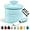 Light Blue, variant on Zulay Kitchen Porcelain Butter Crock With Lid & Knife - Authentic French Butter Dish For Fresh & Spreadable Butter - Black