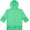 Green, variant on Kids Waterproof Rain Slicker Jacket with Hood – PVC Raincoat, Snap Closure, Lightweight – Pink – Size 8–9 Years