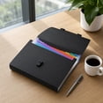 thumbnail image 5 of Bcylexb Accordion File Organizer 13 Pockets, Expanding File Folder with Multi-Color Tabs and Handle, Portable Document Holder for Files Bill Receipts, Black, 5 of 8