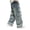 Dark Blue, variant on YunPes Boys Jeans Baggy Straight Wide Leg Trousers Vintage Elastic Waist Loose Y2K Denim Cargo Pants Hip Hop Streetwear Washed Jeans