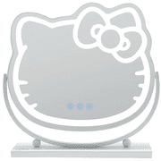 Impressions Vanity Hello Kitty Kawaii Lighted Makeup Desk Mirror with Adjustable Tilt