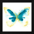 thumbnail image 2 of June Erica Vess 20x20 Black Modern Wood Framed Wall Art Titled - Butterfly Traces III, 2 of 6