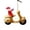 Santa Riding Golden Scooter, variant on Santa Vehicle Christmas Ornament, Santa Riding Golden Scooter Hanging Decoration for Christmas Tree, Mantel, Wreath, Window and Holiday Party Display, 4.92 Inch