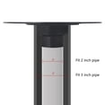 thumbnail image 4 of Uni-Green 4" Matte Black Stainless Steel Shower Drain Kit, ABS Base and Flange Compatible with Schluter Shower Pan for 2/3 Inch Pipe, 4 of 9