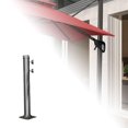thumbnail image 1 of Umbrella Monte Base de montaje Umbrilla Fixing Pole pesado Reemplazo Piezas Soporte de piezas para cubierta, patio, muelles, balcón, playa, 1 of 8