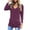 2-Purple, variant on SWQZVT Long Sleeve T shirts for Women Dressy Casual Tops Twist Knot Tunic Ladies Fall clothes Blouse Black Tee Tunic Tops for Legging Pullover Sweatshirts Plus Size XXL