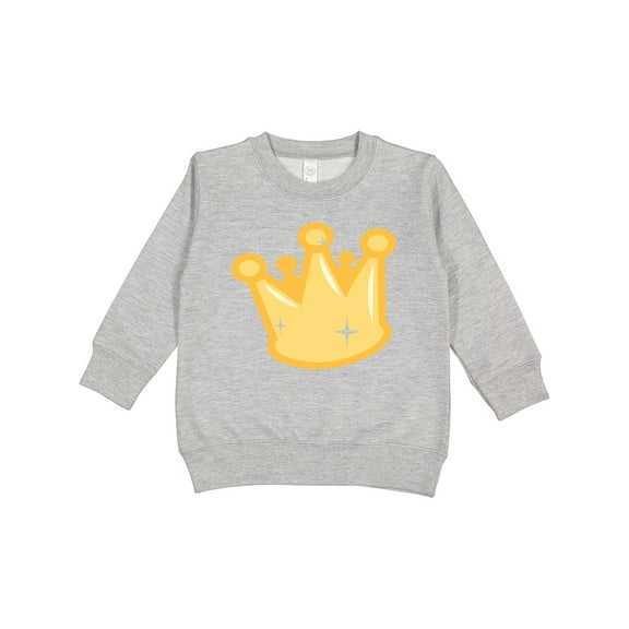 Inktastic Gold Crown Toddler Sweatshirt