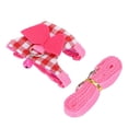 thumbnail image 1 of Dioche Pet Harness, Pet Leash, Pink Plaid Small Rabbit For Ferret Chinchilla Squirrel, 1 of 8