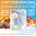thumbnail image 4 of 10 Pack Silver Cool Shield Bubble Mailers 8" x 11" Thermal Shipping Bags /w Peel and Seal, 4 of 9