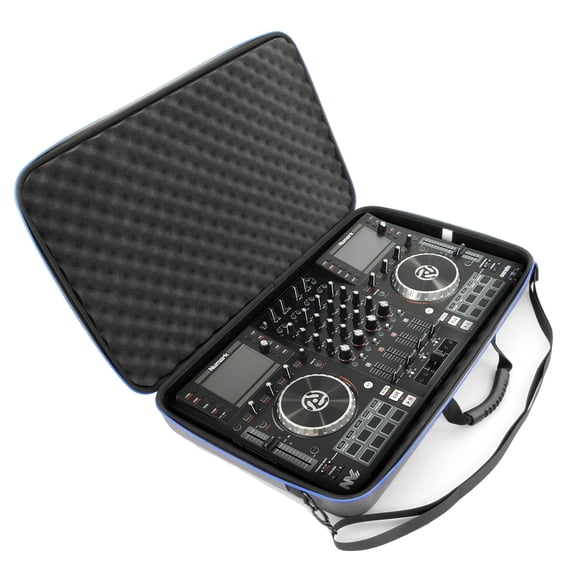 CASEMATIX Travel Case Compatible with Numark Mixstream Pro Plus, Mixstream Pro Go Standalone DJ Controller, Numark NV2 Serato Mix