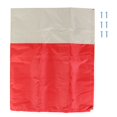 thumbnail image 1 of Toldo de jardín exterior de tela Oxford 210D, 132 x 226 cm, cubierta de techo, toldo oscilante, accesorios de jardín (verde, beige y rojo), 1 of 10