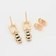 thumbnail image 3 of Aretes Colgantes Fiesta Dama Swarovski y Onix Oro 14K Lam dorado Unitalla, 3 of 7