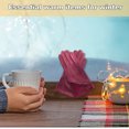 thumbnail image 4 of Guantes cálidos de invierno para mujer con dedos sensibles a la pantalla táctil Guantes de gamuza de otoño e invierno, 4 of 5