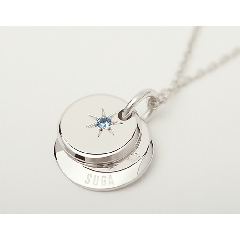 BTS | STONEHENgE Moment of Light Jewelry Necklace Birth SUGA