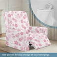 thumbnail image 3 of HELLHERO Cherry Blossom Print Recliner Chair Covers Lazyboy Recliner Couch Covers That Stay in Place Sofa Cover for Reclining Sofa, Pink, 3 of 8