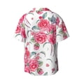 thumbnail image 6 of PAYOHTO Vintage Garden Natura Mens Hawaiian Casual Short-sleeved Shirt Tropical Summer Beach Button Down Shirts, 6 of 7