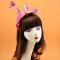 thumbnail image 2 of pitrice 1 Pcs Handmade Spring Headband Bridal Flower Ladies Costume Delicate Wedding Hair Accessories No.4, 2 of 3
