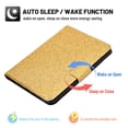 thumbnail image 2 of ELEHOLD for iPad Pro 11 Inch Case M4 (5th Generation) 2024 Released Case, Glitter Folio Stand Smart Cover Auto Wake/Sleep PU Leather Protective Cover,Gold, 2 of 7