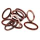 thumbnail image 4 of 10 piezas de fabricación de joyas, pendientes geométricos acrílicos, colgantes ovalados marrón Sunnimix Pendiente DIY que hace el colgante, 4 of 8