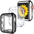 thumbnail image 1 of Funda para Apple Watch GEAK de 38 mm, paquete de 3 con protector de pantalla de TPU, 1 of 8