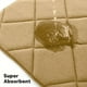thumbnail image 5 of Juego de 5 alfombrillas de baño de espuma antideslizantes, suaves, absorbentes, lavables a máquina y de secado rápido para un baño familiar seguro y cómodo. Aestivo | Caqui | AESTIVO, 5 of 7