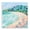 Noosa Beach Seascape Painting, variant on Stupell Industries Coastal Good Times Noosa Beach Black Framed Print Under Glass, 13 x 13, by Meredith Howse