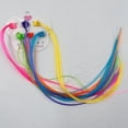 thumbnail image 3 of Colorful High Temperature Silk Clip-In Hair Extensions for Children Easy to Change Hairstyle, Non-Permanent and Safe, 3 of 8