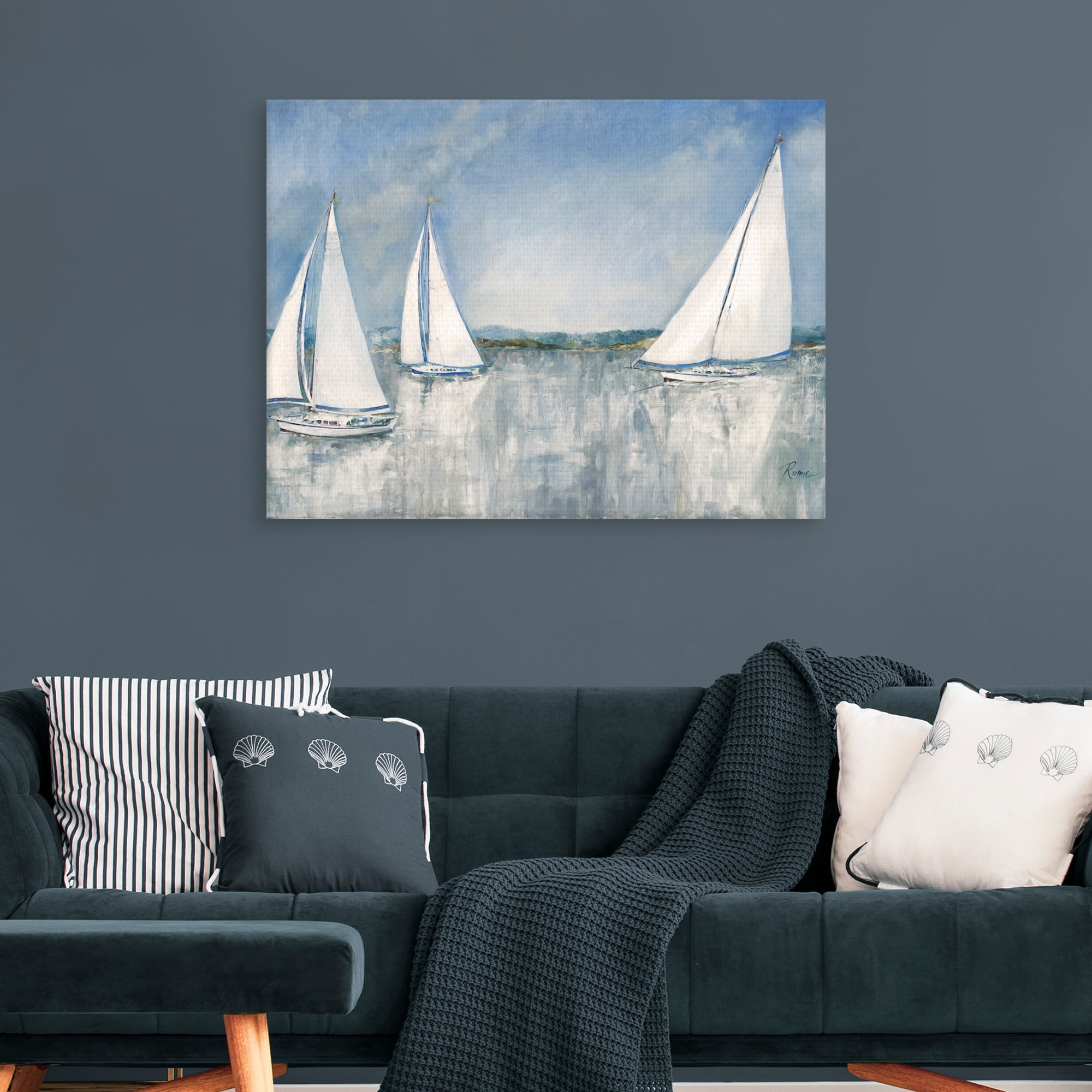 Catching the Breeze by Ruane Manning Canvas Art Print