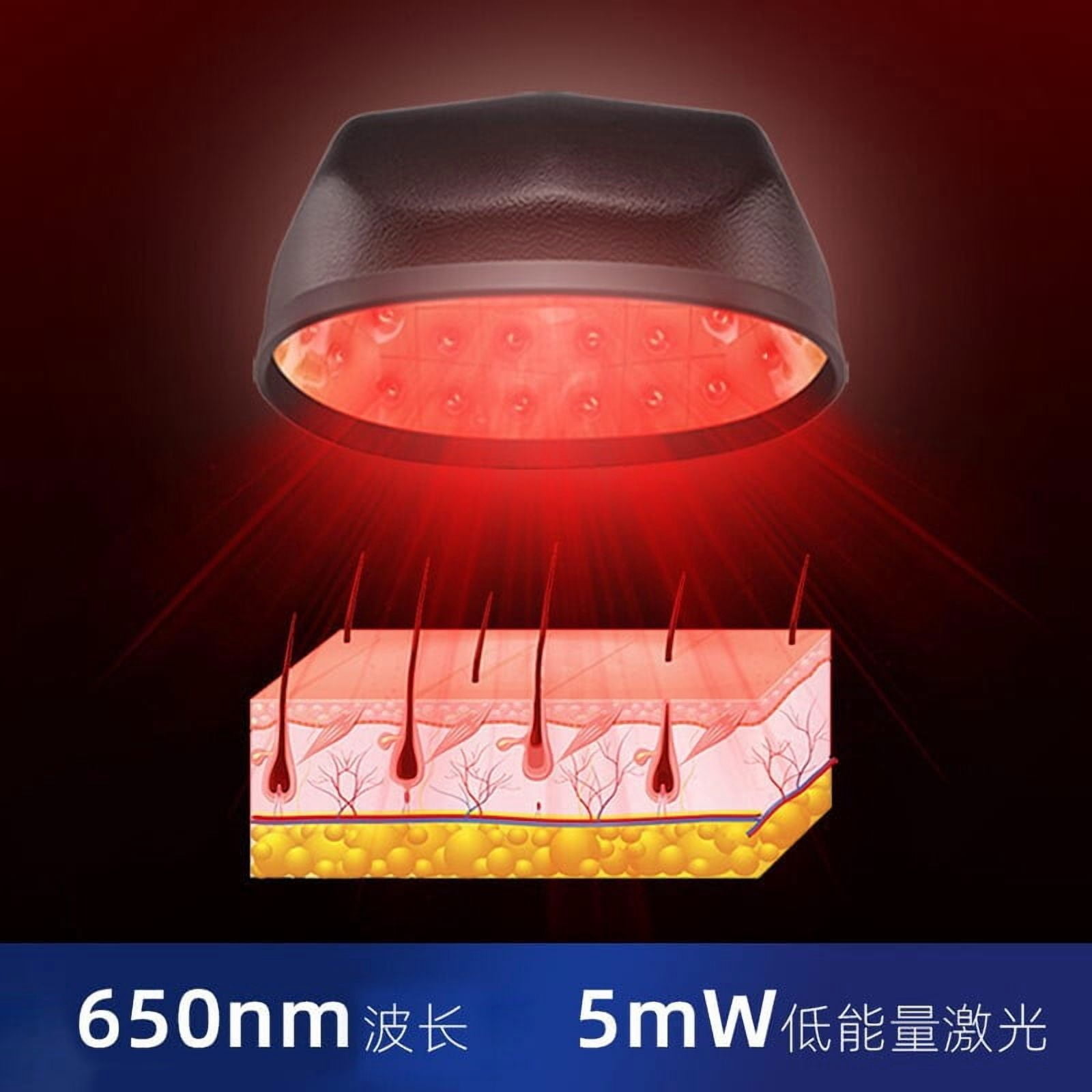 Wearable Red Light Cap for Scalp Care, Hands-Free Wellness Device with Timed Sessions for At-Home Relaxation, USB Rechargeable, for Men and Women