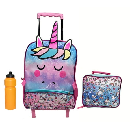 rolling backpack with lunch box