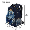 thumbnail image 2 of ALAZA A Rhino Pattern School Backpack Elementary Stylish Bookbag Laptop Bags Travel Daypack, 2 of 9