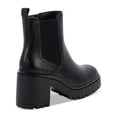 thumbnail image 2 of AQUA COLLEGE Womens Black 1" Platform Waterproof Slip Resistant Raine Round Toe Block Heel Zip-Up Leather Chelsea 7.5 M, 2 of 4