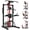 Blak, variant on LNOW 450LB Power Tower Cable Machine – Pull Up Bar, Dip Station & Strength Training