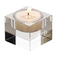 thumbnail image 1 of Personalised 3D Crystal Candle Holder Custom Christmas Birthday Wedding Gi, 1 of 1