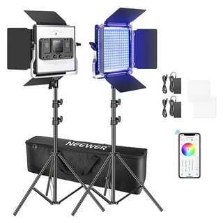 NEEWER Magnetic RGB Video Light, 360° Full Color RGB61 LED Camera