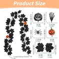 thumbnail image 3 of Oimcto Halloween Pumpkin Vines,26-Head Maple Vines - 67,Versatile and Practical Artificial Flower Decoration with Rattan Atmosphere No Need for No Withering Multi Scenario Rattan Artificial Flowers, 3 of 7