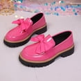 thumbnail image 4 of Pink Women'S Sandals Loafers Thick Sole Non Slip Slip On Casual Breathable Lightweight Solid Color Footwear For Spring Summer Daily Wear Size 37, 4 of 9