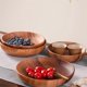 thumbnail image 3 of Wooden Bowl Large Instant Noodle Bowl Soup Bowl A, 3 of 5