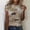 Grey, variant on T Shirts for Women Trendy Classic Versatile Daily Short Sleeved Solid Stripe Leopard Camo Color Block Round Neck Tshirts Tops