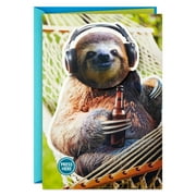 Hallmark Father's Day Card (Sloth With a Beer)
